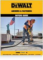 Catalogue DeWalt Anchors