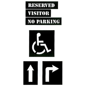 Picture of Parking lot stencil kit #SPK07082
