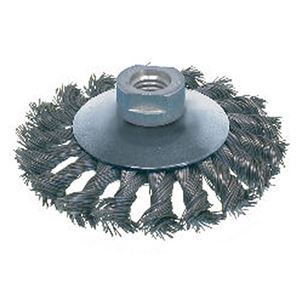 Image de BROSSES CONCAVE À FILS NOUÉS ACIER CARBONE