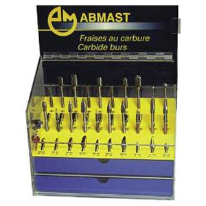 Picture of CARBIDE BUR DISPLAYS STAINLESS STEEL AND METAL 1/4’’ SHANK