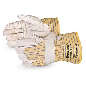 Image de GANTS EN CUIR DE VACHE PAUME DOUBLÉE