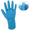 Image de GANTS NITRILE TEXTURÉS - BLEU 6 mil