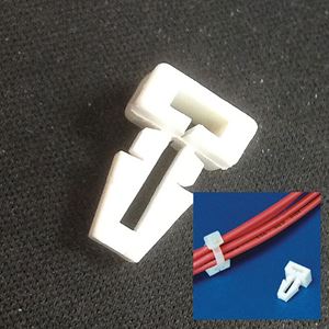 Image de Pattes de fixation avec clip pour trou de 1/4"
