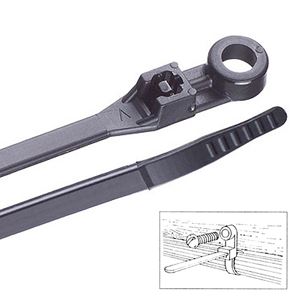 Picture of mounting tab cable ties