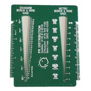 Image de Gabarit pour vis et câble standard & métrique