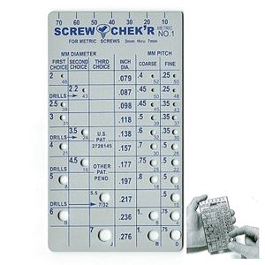 Image de Gabarit Pour vis métriques ISO en acier