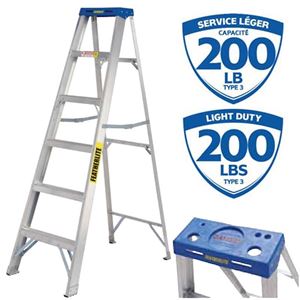 Image de Escabeau 6 pieds en Aluminium  - Featherlight