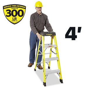 Image de Escabeau en fibre de verre Featherlite - Service très intensif