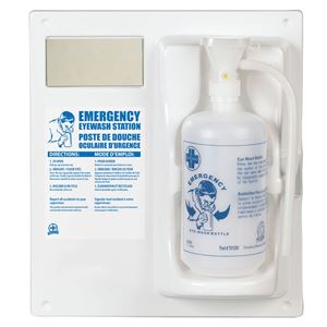 Image de Douche oculaire unique avec 1 L de solution de lavage oculaire