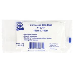 Image de #F1103300 - Pansement compressif 4’’ (stérile enveloppé)                                           